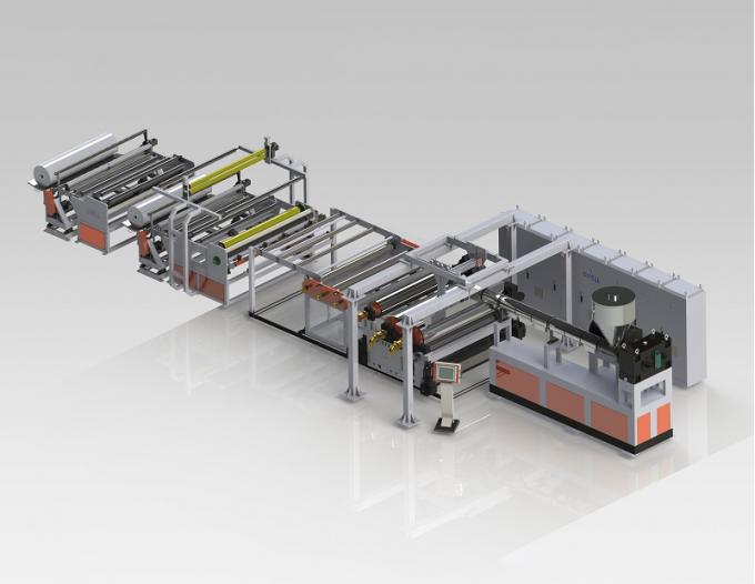 Линия производства пленки PVB PVB Строительная машина для экструзирования стеклянной пленки 3