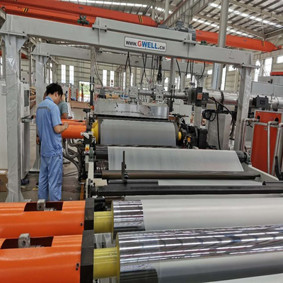 Купить GWELL Brand PP HDPE ABS Thick Board Extrusion Line for Advertising and Print Boards 1000-2000mm Width 3-50mm Thickness Heat Resistant up to 100 Degrees online manufacture