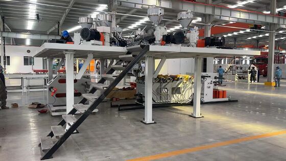 Купить GWELL PP-EVOH 5-7-11 Слои Высокобарьерная Линия Экструзии Листов для Термоформования Пищевых Контейнеров с Шириной 800-1500 мм, Машина для Производства Стаканчиков для Йогурта online manufacture