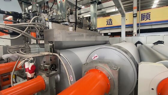 Купить Экструзионная линия GWELL EVA для солнечной пленки шириной 2200 мм, толщиной 0,3-1 мм и линейной скоростью 15 м/мин для инкапсуляции фотоэлектрических модулей online manufacture