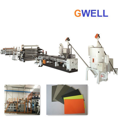 Купить Линия 600kg h штранг-прессования доски шкафа ABS PVDF PE PP online manufacture