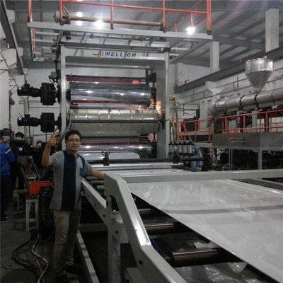 Купить производственная линия доски Pvc ASA плитки синтетической смолы 3 слоев online manufacture